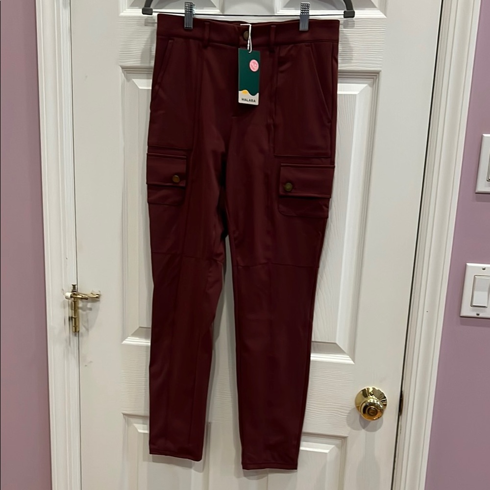 Burgundy Cargo Pants